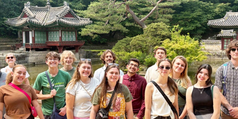 Group photo at the Secret Garden